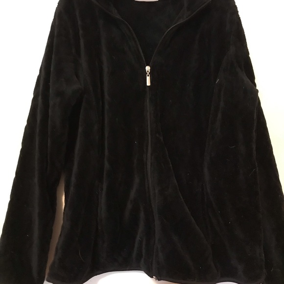 Black Cuddly Jacket - Picture 2 of 4